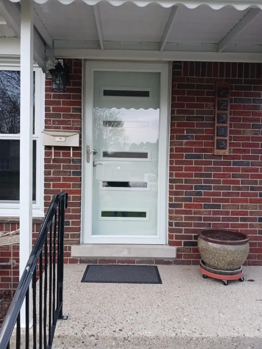 Entry Door with Storm Door