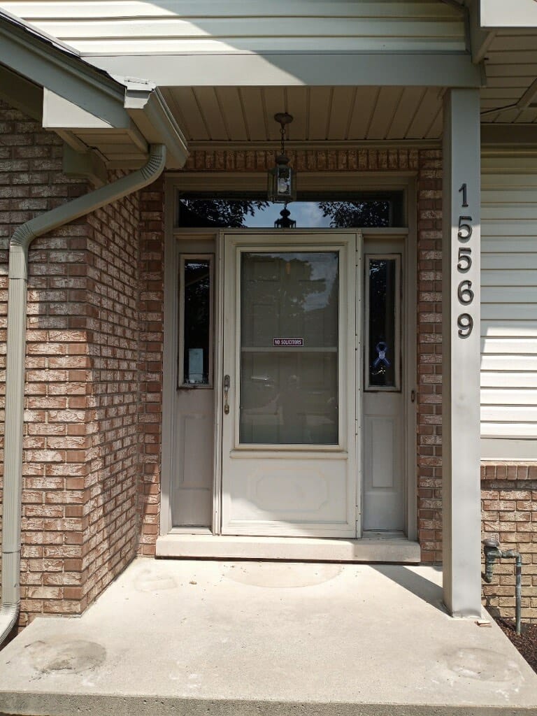 Completed home exterior