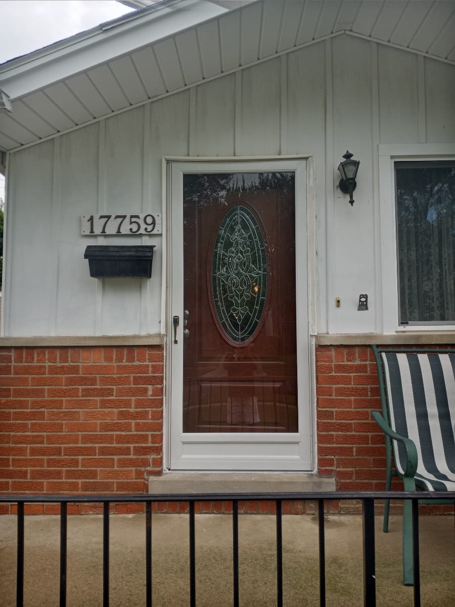 Completed exterior door project